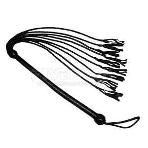Premium <b>Leather</b> <b>Flogger</b> With Soft Straps Strong Handle Comfortable Grip For Daily Use Durable Handmade Design - Product Image 6