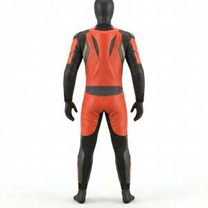 Traje de Motociclismo Transpirable y Cómodo con Paneles de Cuero, Ropa de Carreras de Motos, Traje de Carreras de Motocicleta - Product Image 3