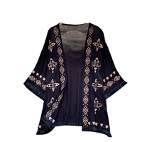 Blusas de Manga Larga para Vacaciones, Camisas Bordadas Sólidas para Mujer, Tops Elegantes para Dama, Ropa al por Mayor para Mujer