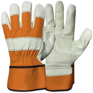 ถุงมือก่อสร้างคุณภาพสูงของแคนาดา หนังบัฟฟาโลเกรน ทนทาน ป้องกันการเสียดสี ปลอดภัย - Product Image 3