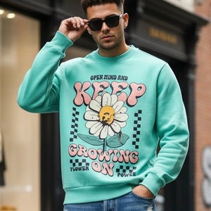 Sudadera con Capucha de Alta Calidad, Estilo Urbano, Bordado Francés, para Hombre, Talla Grande, con Logotipo Personalizado, 100% Algodón, para Invierno - Product Image 2