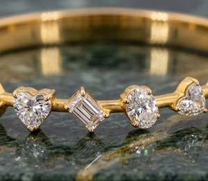 กำไลข้อมือเพชรเทียมทรงเทนนิส 9.00 มม. รับรองโดย IGI ทองคำขาว 14K สไตล์คลาสสิกสำหรับผู้หญิง สวมใส่ได้ทุกวัน น้ำหนัก 11 กรัม - Product Image 4