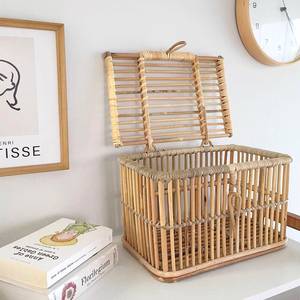 Muebles para el Hogar, Decoración de Dormitorio, Cestas de Almacenamiento de Ratán, Juego de Baúles Personalizables de la Mejor Calidad - Product Image 6