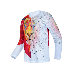 Custom Windproof Plus Size Motocross Jerseys with Customized Logo Wholesale Racing Apparel Polyester Customizable - Product Image 1