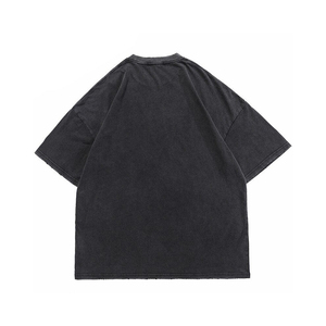เสื้อยืดคอกลมพิมพ์ลายฮิปฮอป ระบายอากาศได้ดี สำหรับผู้ชายไซส์ใหญ่ ทรงปกติ ผ้าเจอร์ซีย์เนื้อแน่น 100% ผ้าฝ้าย ขายส่ง - Product Image 4