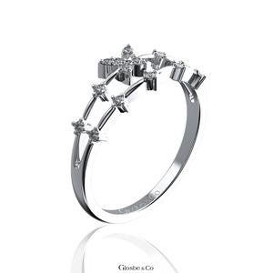 Vietnam Wholesale Glosbe Co Women's Luxury Butterfly Natural Diamond 18K Solid Gold <b>Ring</b> for Certified Everyday Wear Elegant - Product Image 1