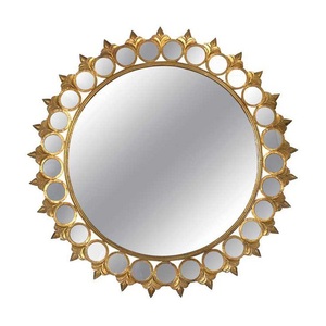 Miroir mural d'intérieur design, motif feuille, décoration classique et moderne, plusieurs finitions disponibles. - Product Image 6
