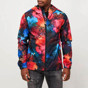 Veste Anorak Homme de Qualité Supérieure, Couleur Unie, Durable, avec Capuche et Fermeture Éclair, Style Urbain, Coupe-Vent - Product Image 1