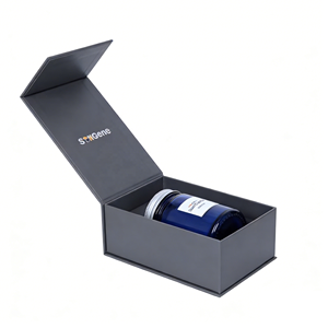 Custom Eco Friendly Recycled Materials Luxury Rigid <b>Gift</b> <b>Box</b> with Matt Lamination <b>Magnetic</b> Closure for Glass Bottle Packaging - Product Image 1