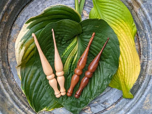 Ganchillo de Madera Natural Ligero con Diseño de Agarre Fácil, Ideal para Principiantes, Estudiantes y Entusiastas de las Manualidades - Product Image 3