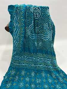 Bulk Bandhej Dupatta Handmade Bandhani Silk Dupatta Export Quality Women Dupatta - Product Image 3