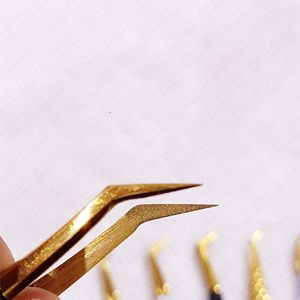 Premium Stainless Steel Multi Color Eyelash Tweezers Strong Boot Volume Sharp Tip Professional Extension Lash <b>Tools</b> - Product Image 5