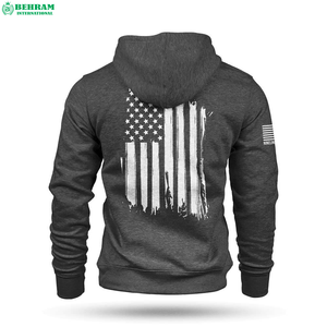 Sudaderas con capucha de felpa francesa de alta calidad, gruesas y básicas, 100% algodón, transpirables, de secado rápido, personalizadas. - Product Image 2