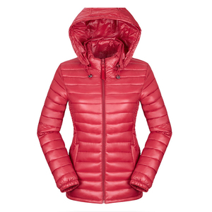 Women's Waterproof Winter <b>Crop</b> <b>Puffer</b> Quilted <b>Jacket</b> with Long Sleeves Solid Bubble Coat Design Thick Zipper Fox Fur Collar - Product Image 5