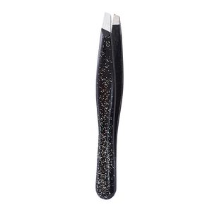 Pince à épiler professionnelle AHI de luxe en acier inoxydable réutilisable, à pointe inclinée, pour l'épilation, le soin du visage et la beauté - Product Image 1