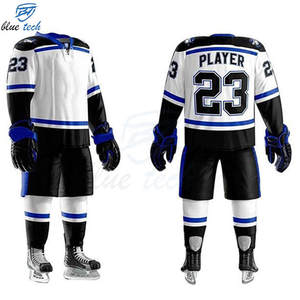Ensemble de maillots de hockey sur glace personnalisés de qualité supérieure, vêtements de hockey sublimés pour les clubs, les équipes et l'entraînement - Product Image 6