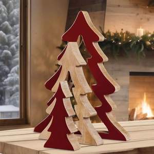 Elegant MDF and <b>Wooden</b> <b>Christmas</b> <b>Tree</b> Decoration for Holiday Interiors - Product Image 3