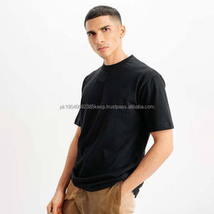 T-shirt pour homme avec logo personnalisé, livraison rapide, respirant, anti-boulochage, en polyester uni, manches courtes, taille plus - Product Image 1