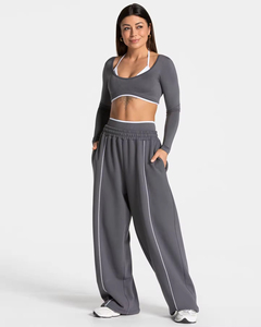 Women Sweatpants Plus Size Women Joggers Track <b>Pants</b> Elastic Waist Sport Casual Trousers Baggy Fitness Fleece Gym Clothing - Product Image 3