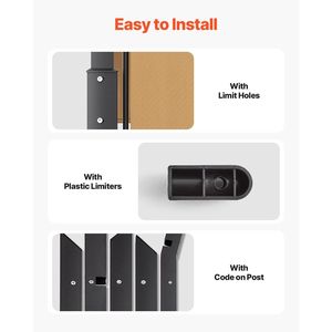 Pergola Retrattile da Esterno 12 x 10 piedi, Tettoia Parasole con Parte Superiore Arcuata, Riparo in Metallo per Patio, Grande Gazebo e Pergola - Product Image 5