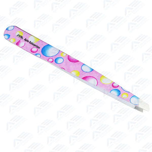 Beauty Care Instruments Eyebrow Tweezers Private Label With Non-Slip Handles Flat <b>Clip</b> Eyebrow Piler Beauty Instruments - Product Image 3