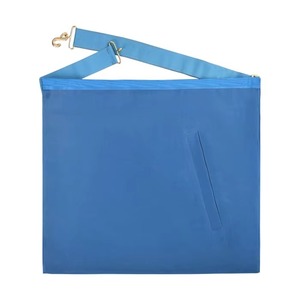Regalia Masónica: Delantal de Maestro Masón para Logia Azul con Cinta Azul y Bordado a Máquina, Servicio OEM MAP-0125 - Product Image 2