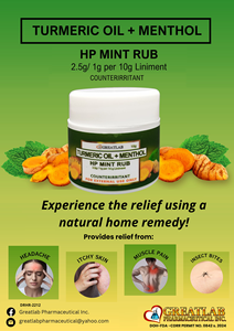 Baume Rafraîchissant Rapide Greatlab à la Menthe avec Huile de Curcuma et Menthol - Product Image 2