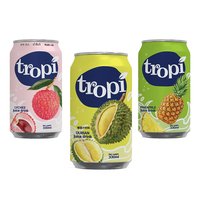 Boisson TROPI Tan Do 330ml Jus de mangue frais Purée aromatisée aux fruits du Vietnam Faible en gras Concentré OEM Certifié HALAL Pastèque