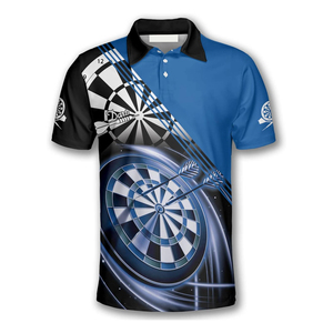 เสื้อโปโล New World Dart Jersey ลายแบบกำหนดเอง ชุดกีฬา น้ำหนักเบา ระบายอากาศได้ดี เสื้อทีม แห้งเร็ว ประสิทธิภาพสูงสำหรับนักกีฬา รับผลิตแบบ OEM - Product Image 1