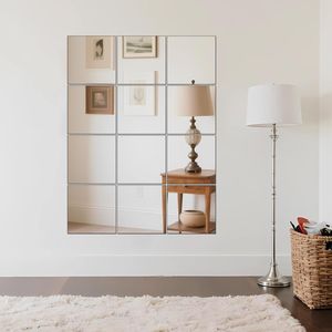 Specchio da Parete per Palestra Domestica, Senza Cornice, 12 Pollici, 12 Pezzi, a Tutta Lunghezza, per Palestra Domestica - Product Image 4