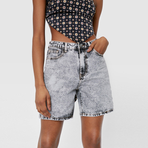 Shorts cargo en toile pour femme, taille basse, avec cordon de serrage, imperméables, motif léopard, poches, pour le lavage - Product Image 4