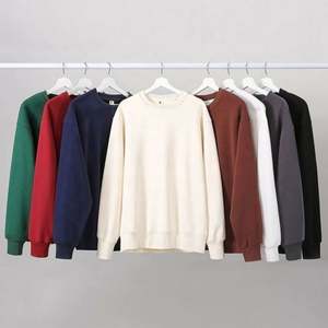 Sweat-shirt à col rond en coton personnalisé pour hommes, pull à capuche OEM en gros - Product Image 1