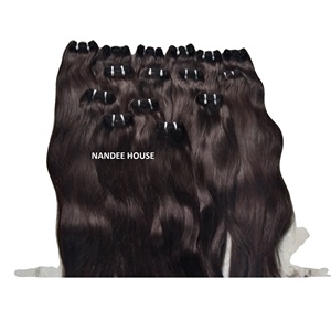 Cabello Humano Virgen Transparente Indio Sin Procesar al por Mayor, Personalizado, con Doble Trama a Máquina para Cierre de Encaje 4x4 13x4 13x6 - Product Image 5