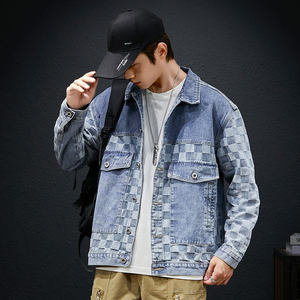 2026 New Fashion Design High Quality <b>Men</b> <b>Denim</b> <b>Jacket</b> Wholesale Price Custom Made <b>Denim</b> <b>Men's</b> <b>Jackets</b> - Product Image 3