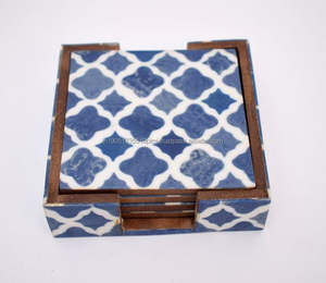 Posavasos con incrustaciones de resina o hueso MDF de último diseño recién llegado al por mayor, posavasos de tamaño personalizado para tazas de café, posavasos de mesa - Product Image 6