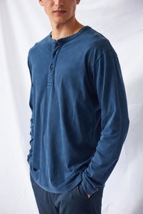 Camisa de Lino de Manga Larga para Hombre, Ligera, Transpirable, Informal, para Verano - Product Image 3