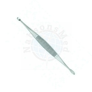 Cureta Ósea de Doble Extremo Volkmann, Ovalada, Afilada, de Acero Inoxidable, Instrumento Quirúrgico Ortopédico Manual de Precisión para Tejido Óseo - Product Image 6