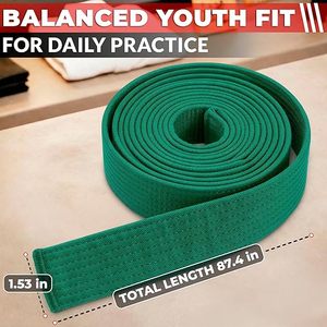 Venta al por Mayor de Uniformes de Artes Marciales, Cinturones de BJJ, Karate, Judo, Taekwondo, Cinturones Personalizados Multicolores, Cinturones de BJJ Personalizados - Product Image 3