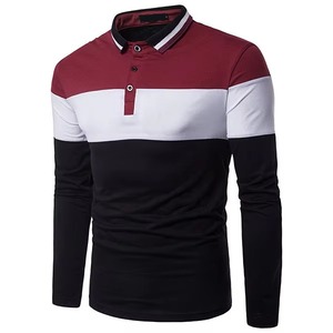 Durable Workwear <b>Polo</b> <b>Shirt</b> Ribbed Collar <b>Polo</b> <b>Shirt</b> Long Sleeve <b>Polo</b> <b>Shirt</b> Wholesale Custom Logo <b>Work</b> <b>Polo</b> <b>Shirt</b> - Product Image 1