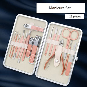 DANTRIC IMPLANTS – Kit de Manucure et Pédicure Professionnel de Luxe 26 Pièces en Acier Inoxydable – Coupe-Ongles 5-en-1 - Product Image 6