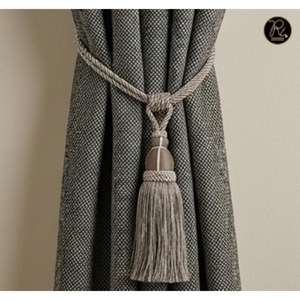 Elegant Tassel Curtain <b>Tieback</b> Polyester Rope Curtain Holder Decorative Holdback for Drapes Window Classic Home Interior Decor - Product Image 1