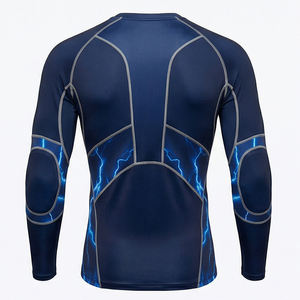 Camiseta de Compresión Titan Shield de Manga Larga para Hombre, para Gimnasio, Entrenamiento, Rendimiento Táctico, Transpirable, de Secado Rápido, Ecológica, MALUZA - Product Image 3