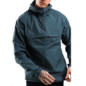 เสื้อแจ็คเก็ตกันลมแบบสวมหัว ผลิตจากโพลีเอสเตอร์ กันน้ำ ขายส่งราคาถูก - Product Image 4