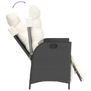 Juego de Comedor para Jardín en Color Blanco Crema y Negro - Product Image 5