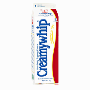 Venta al por mayor de fábrica: Crema no láctea cremosa blanca Creamywhip, crema para repostería de 1 kg, uso en panadería, HALAL, OEM/ODM, ¡gran precio! - Product Image 1