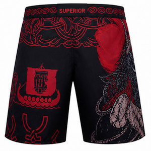 Pantalones Cortos Deportivos MMA para Hombre, Diseño Sólido Informal, Servicio OEM, Transpirables, de Secado Rápido, Personalizables - Product Image 4