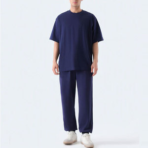 T-shirt léger uni pour homme, col tombant, décontracté, respirant, séchage rapide, pour l'extérieur, streetwear - Product Image 5