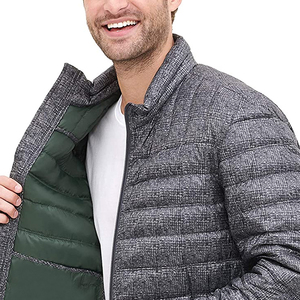 Chaquetas Acolchadas para Hombre con Logotipo Personalizado, Fabricadas en Fábrica con el Último Diseño y Precio Ajustable, Tela de Lona - Product Image 6
