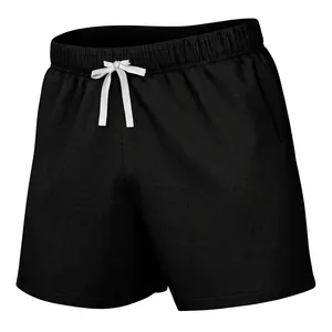 Shorts de course pour hommes à marque privée, respirants, écologiques, style vintage, décontractés, séchage rapide, légers, pour la gym, l'entraînement, avec cordon de serrage - Product Image 3