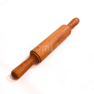 Natural Mahogany Wood <b>Rolling</b> <b>Pin</b> Sustainable Food Safe No Paint and Varnish Halal Customized Kitchen - Product Image 1